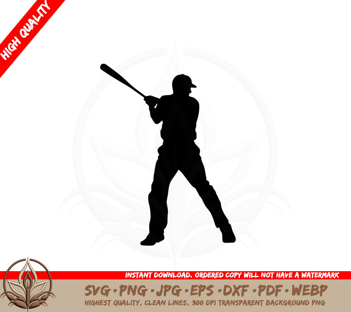 Batting Stance SVG 