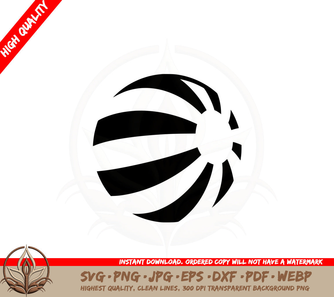 Beach Ball SVG Cut File Download  Beach Ball Cricut File Silhouette Cut File Instant Download Vector Clipart Digital Design 