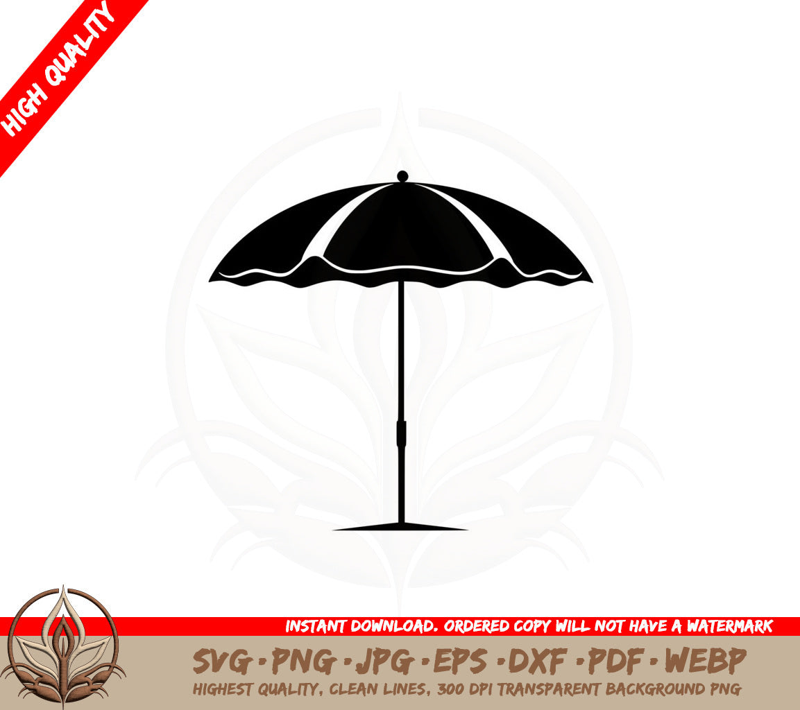 Beach Umbrella SVG - Digital Download 