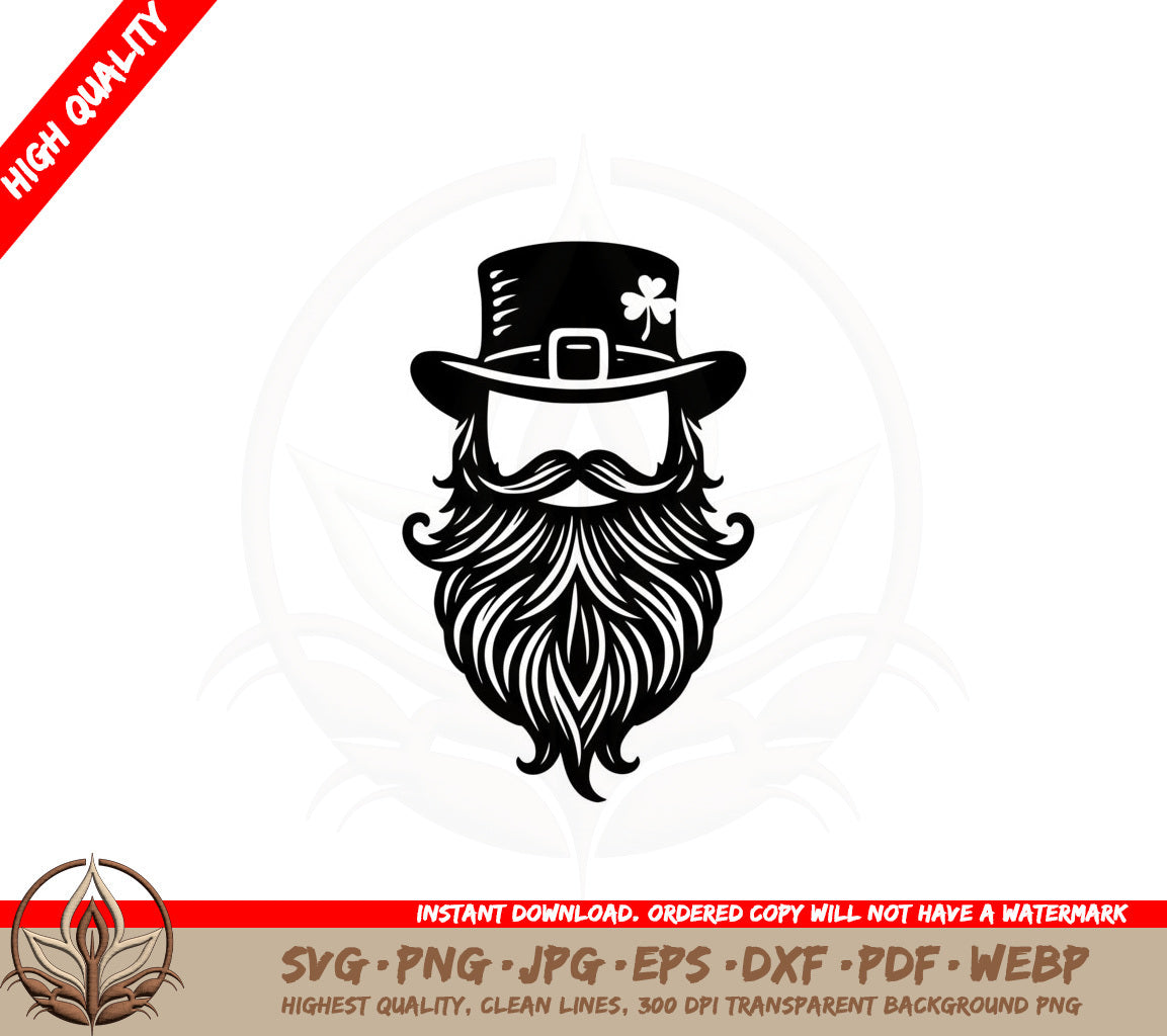 Bearded Luck SVG PNG JPG AI PDF DXF EPS and WebP Digital Download 