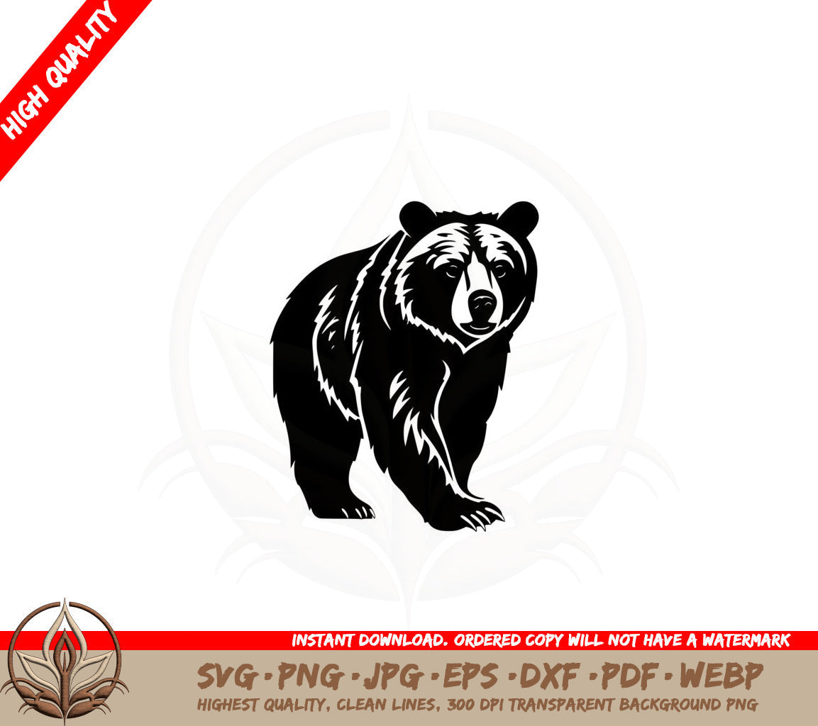 Beautiful Bear Cut File SVG 