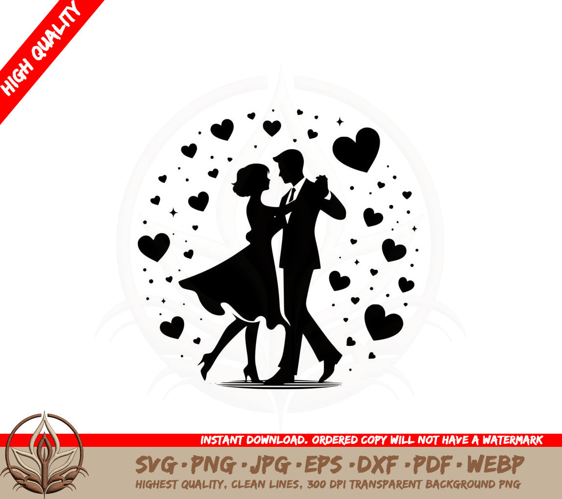 Beautiful Dance SVG PNG JPG AI PDF DXF EPS  WebP - Digital Download 