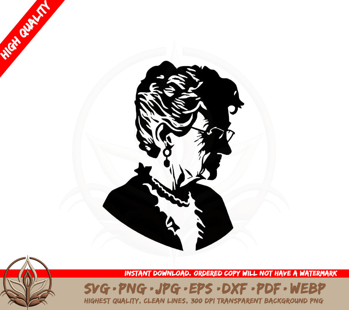 Beautiful Grandma SVG Cut File  Digital Download 