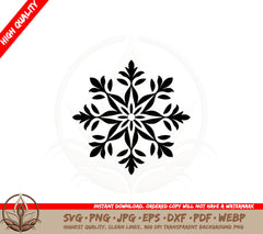 Beautiful Snowflake - Digital Download SVG 