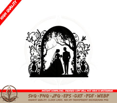 Beautiful Wedding Ceremony SVG 