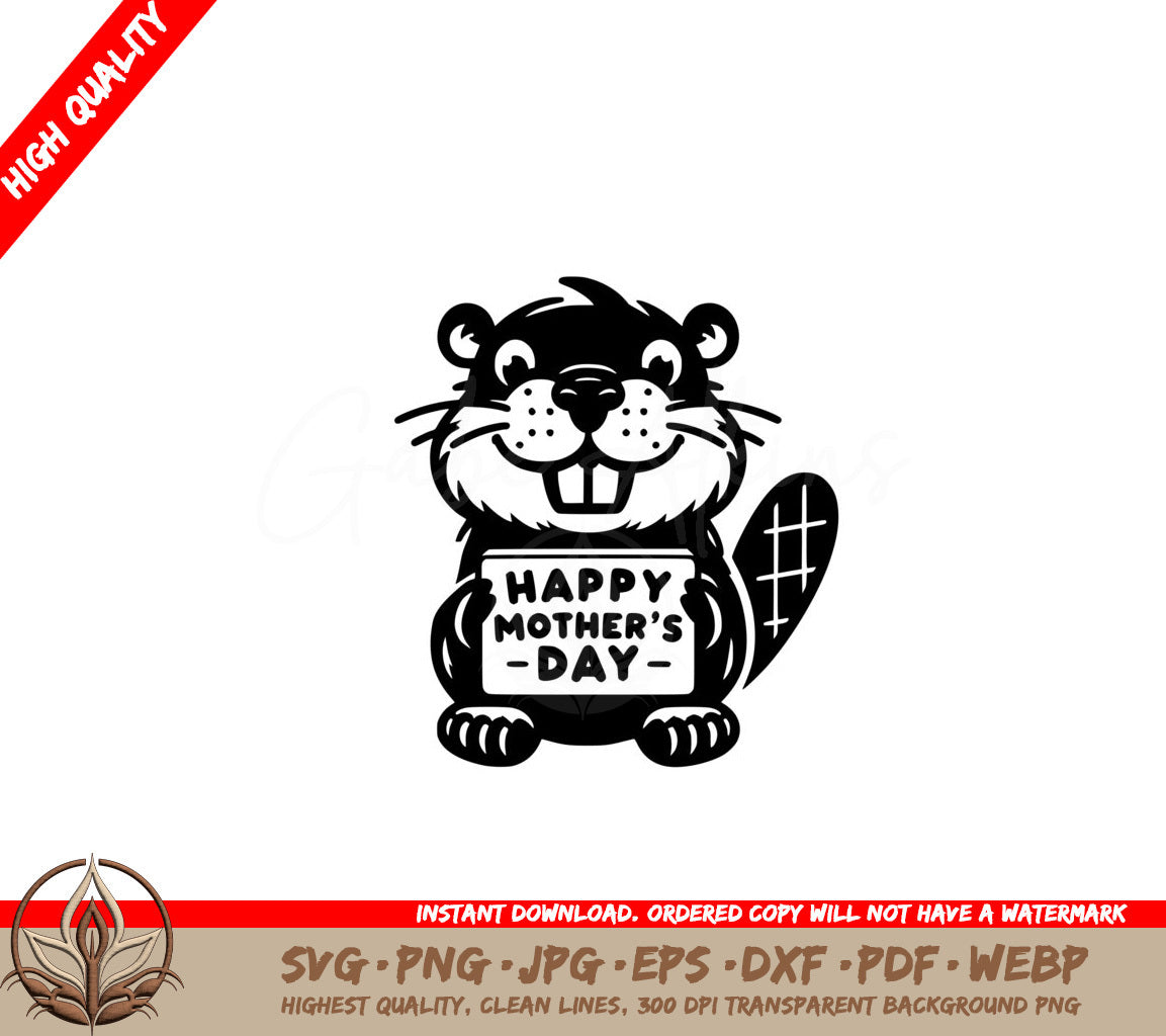 Beavers Mothers Day SVG 
