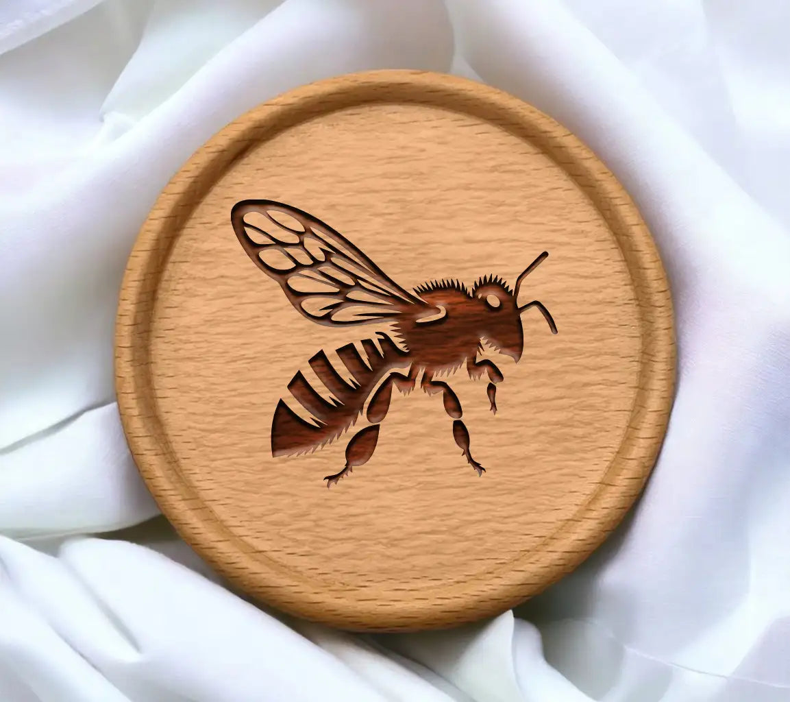  Bee Silhouette SVG -  Super Bee Design SVG