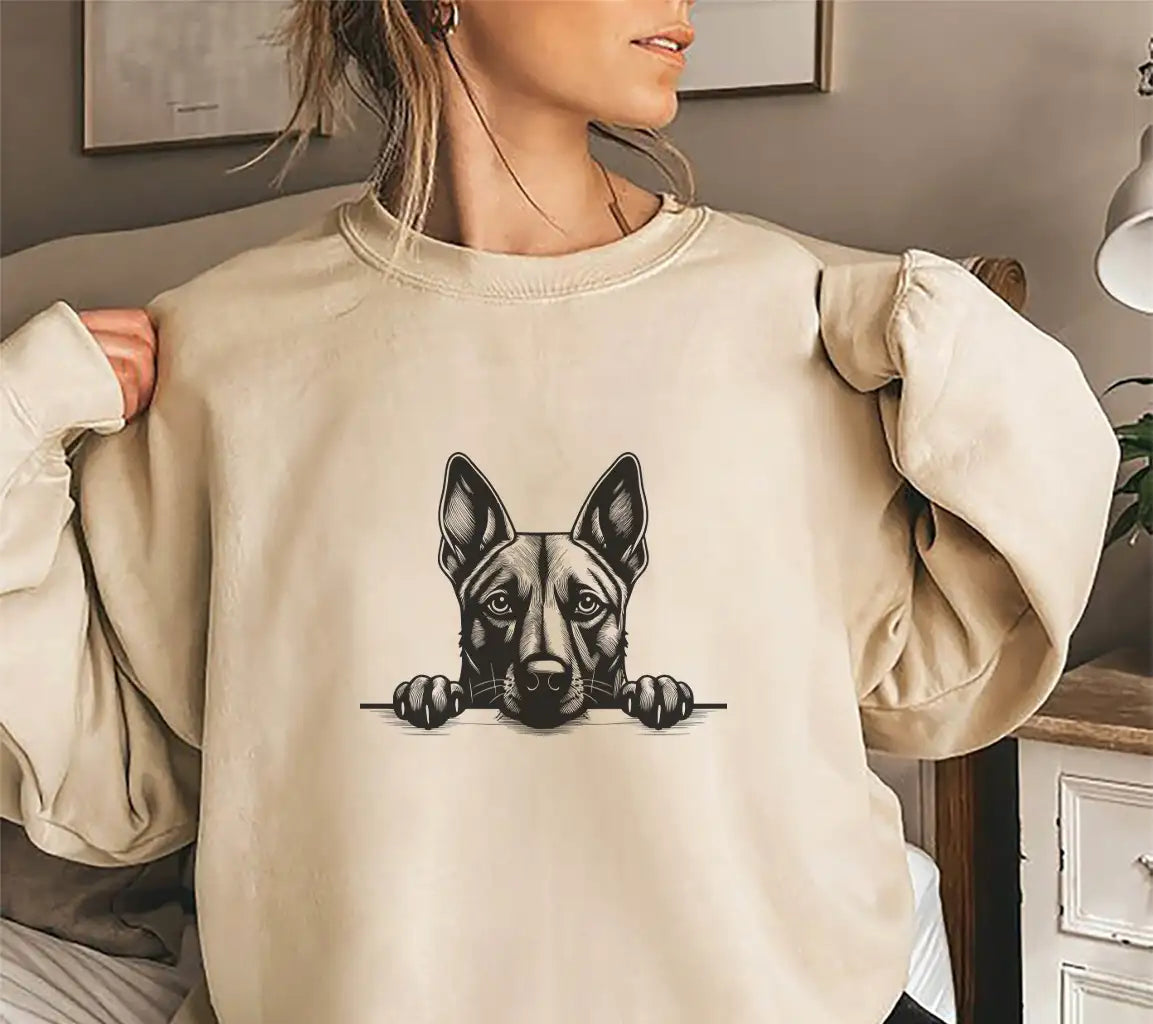  German Shepherd & Belgian Malinois SVG - Paws Forward SVG