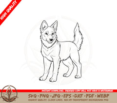 Belgian Shepherd Dog SVG 