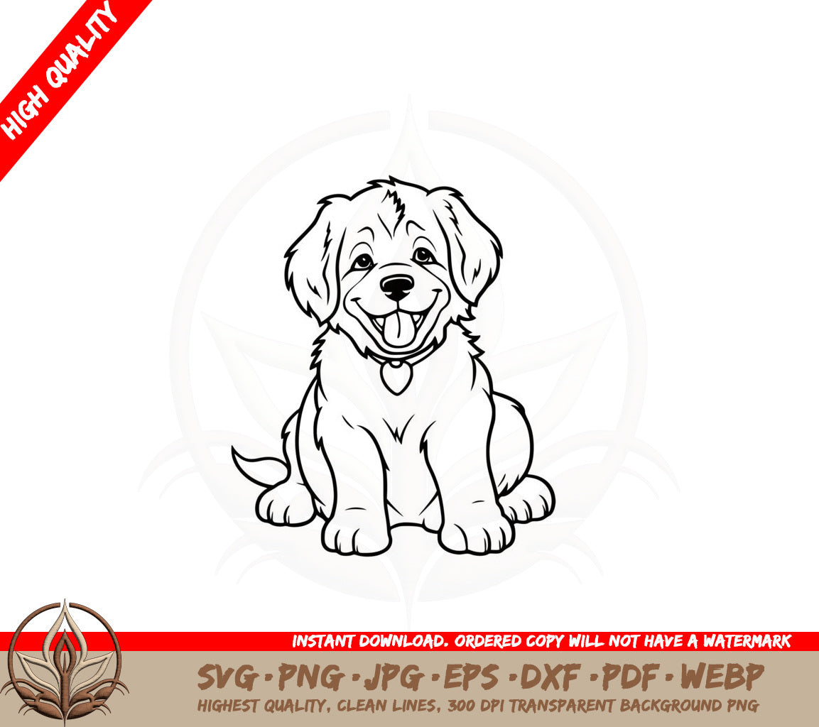 Bernese Mountain Puppy SVG 