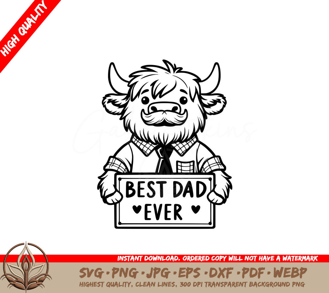 Best Dad Ever SVG, PNG, JPG, AI, PDF, DXF, EPS  WebP Digital Download 
