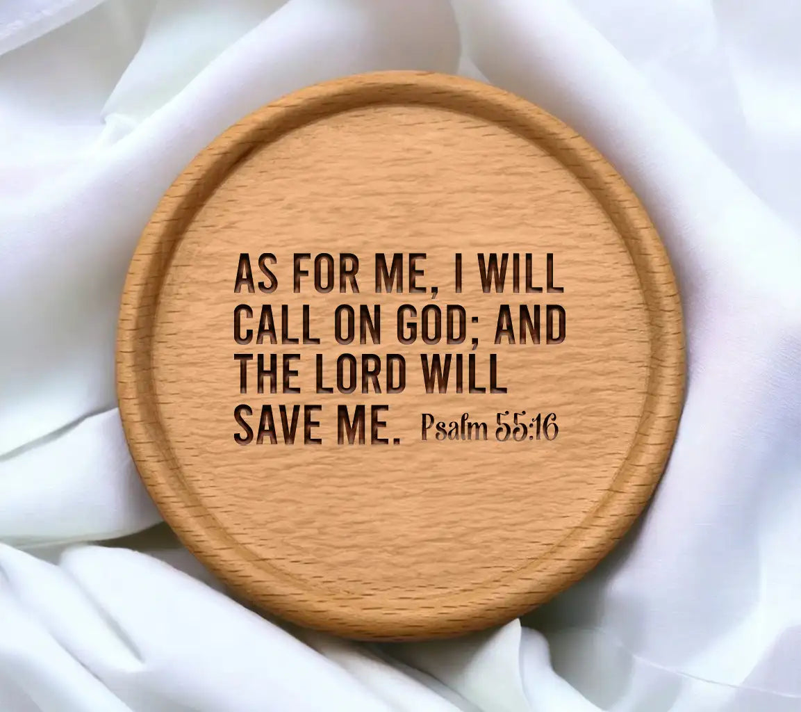 As For Me, I Will Call On God SVG - Bible Verse T-Shirt Design SVG