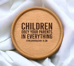 Children Obey Your Parents Colossians 320 SVG - Bible Verse T-Shirt Design SVG