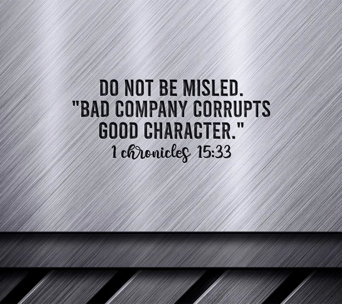 Do Not Be Misled SVG - Bible Verse T-Shirt Design SVG