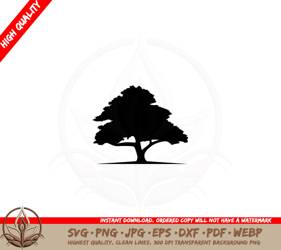 Big Tree SVG PNG JPG AI PDF DXF EPS and WebP Digital Download 