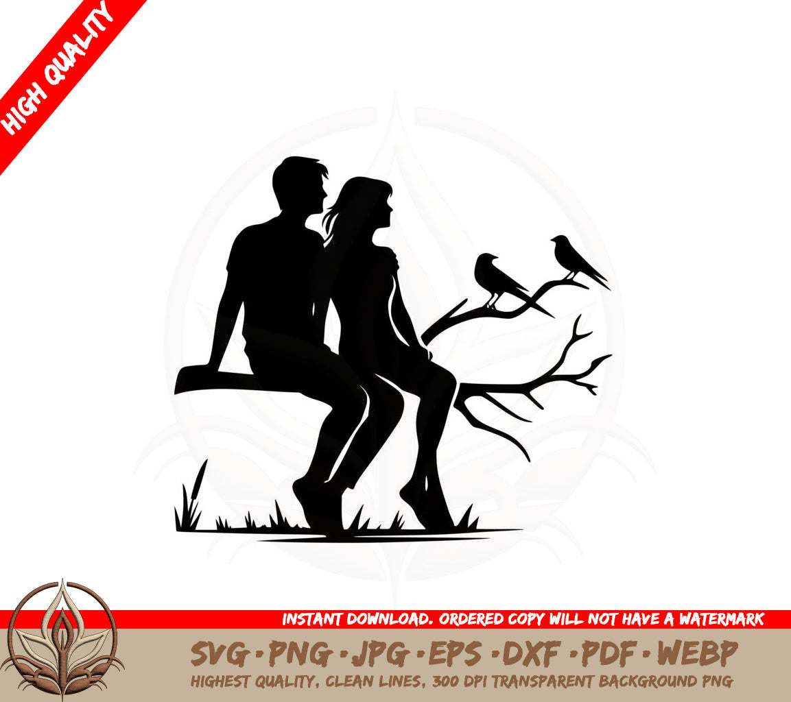 Bird Lovers Design SVG 