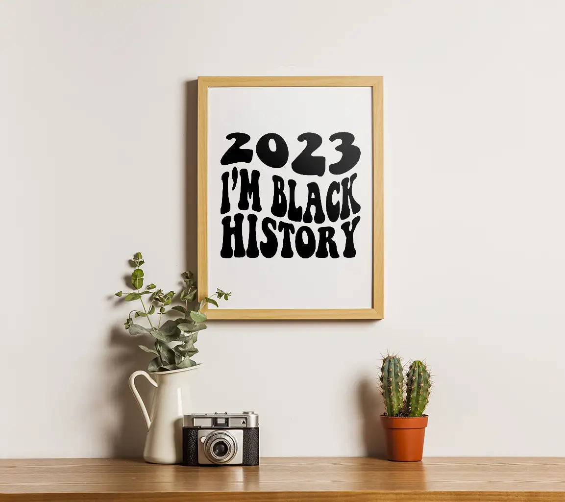 Im Black History Black History Month SVG Design SVG