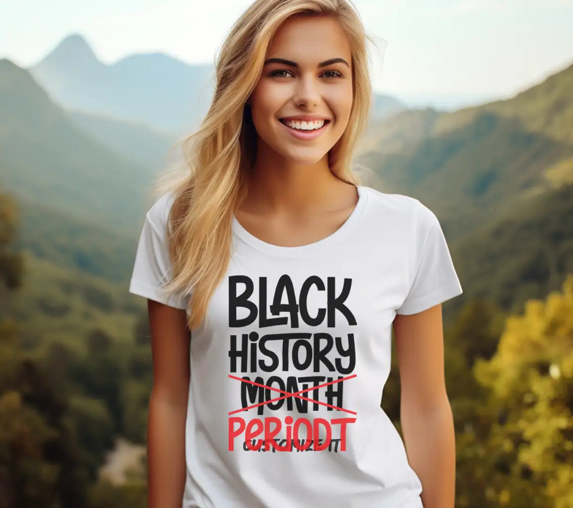 Black History Month Periodt SVG - Black & Red Sign SVG