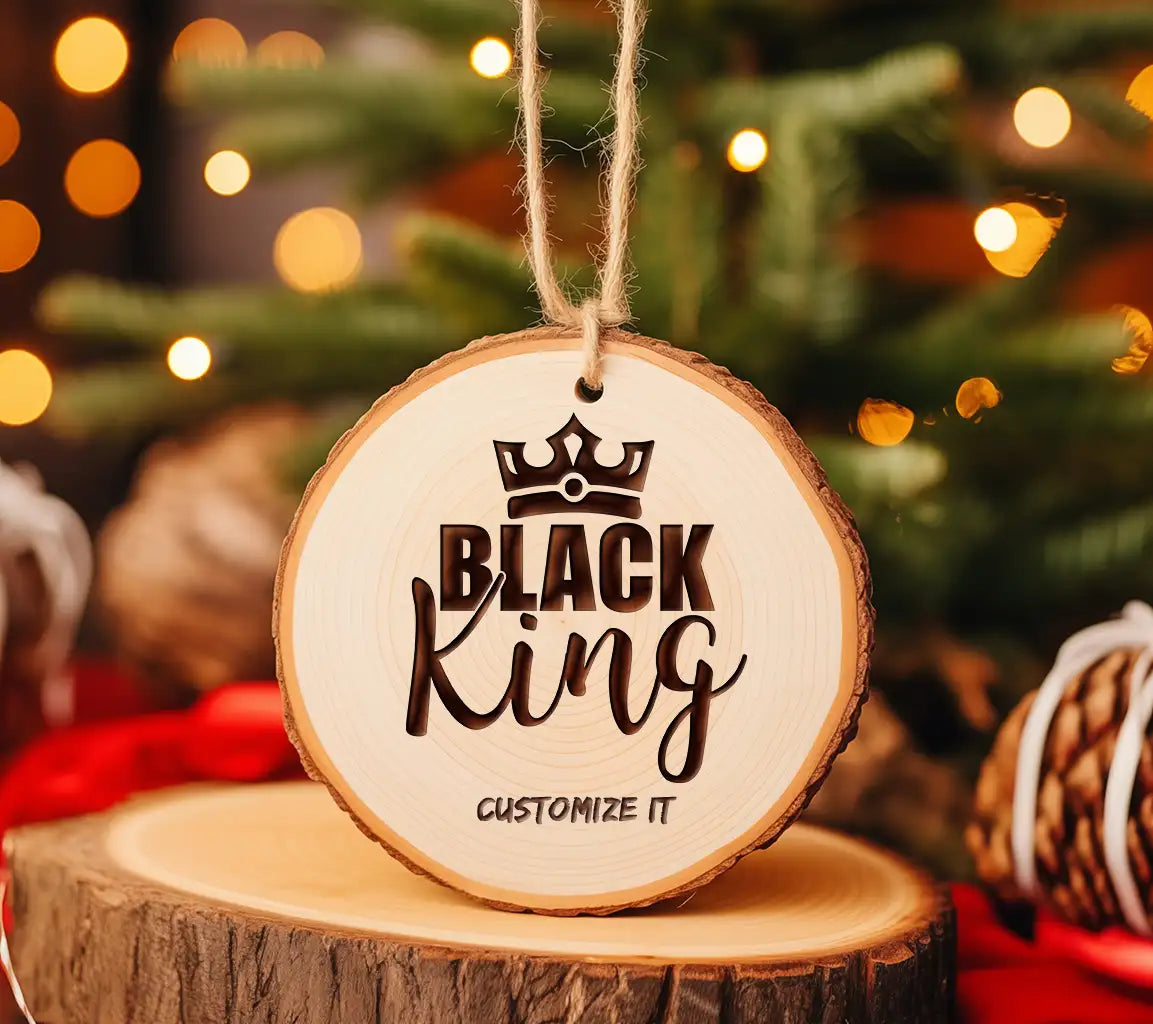 Black King Crown SVG Logo - Black History Month Design SVG