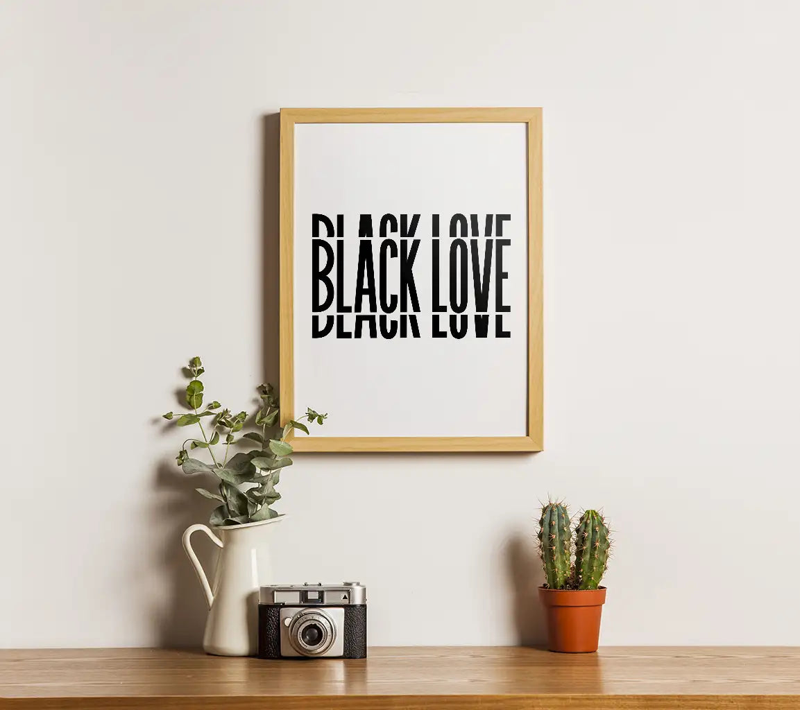 Black Love SVG Design - Black History Month SVG