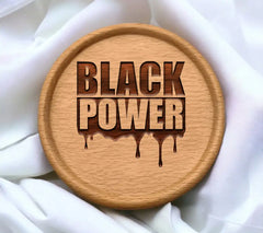 Black Power Logo SVG - Black History Month Design SVG