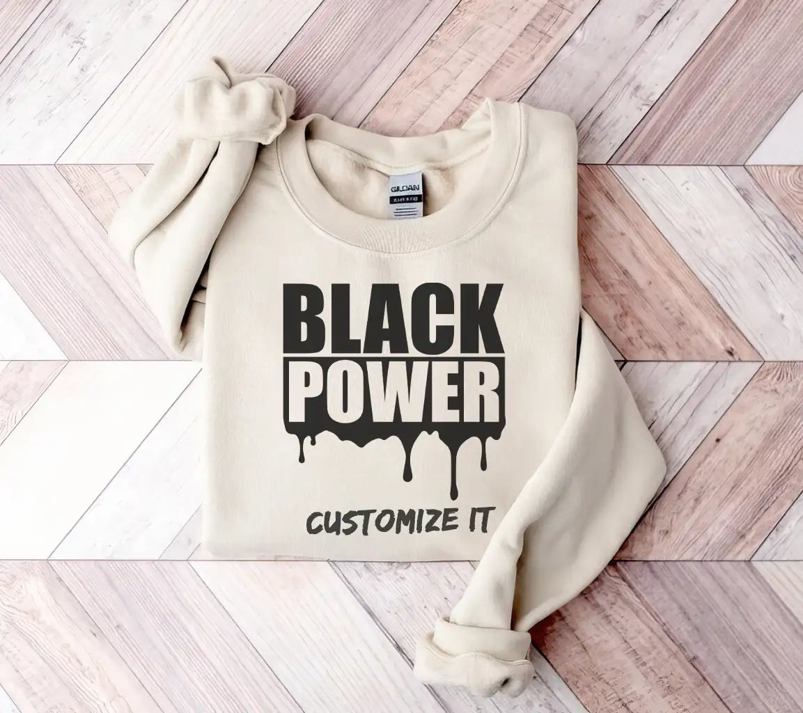 Black Power Logo SVG - Black History Month Design SVG