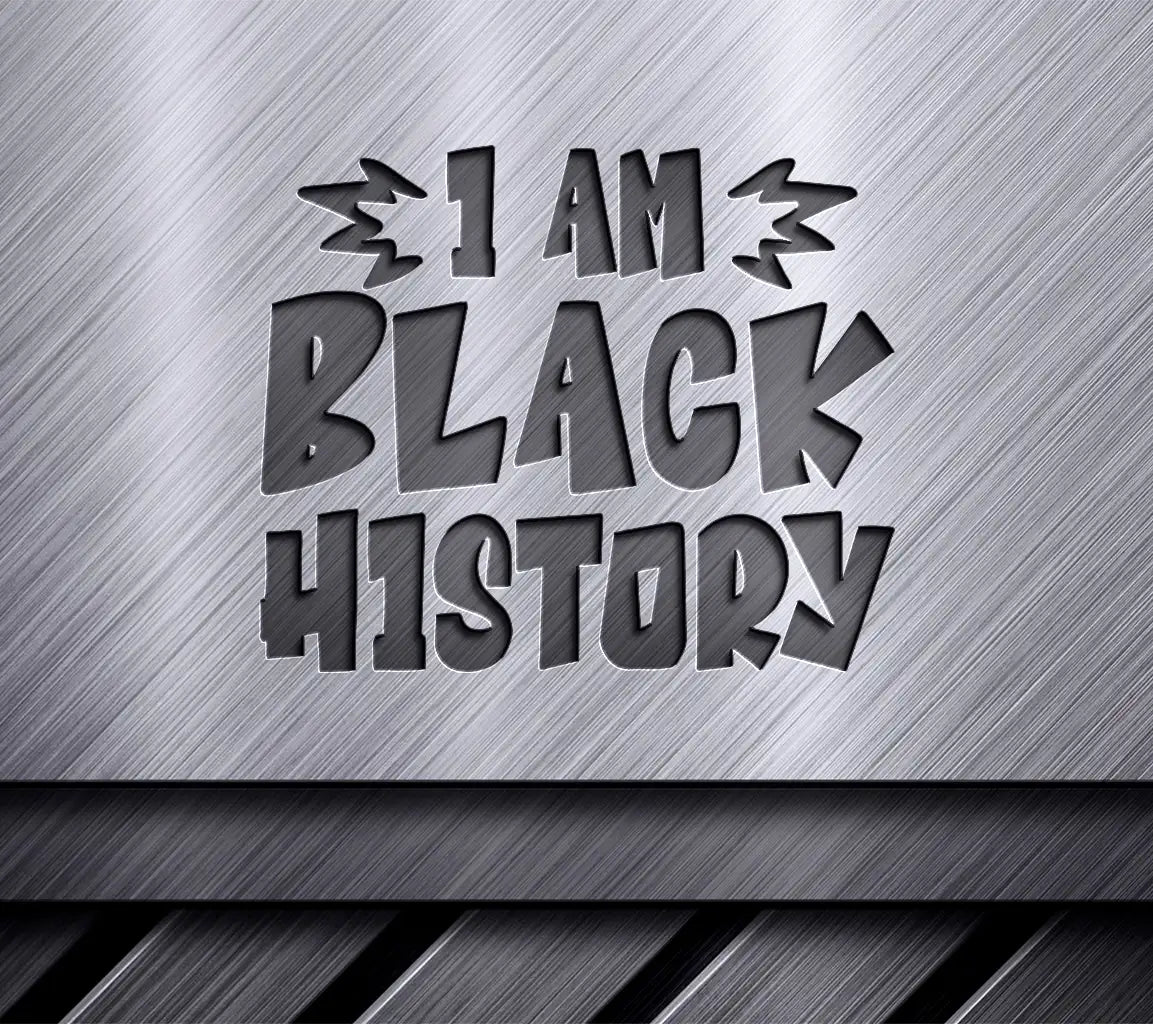 I Am Black History  Logo SVG SVG