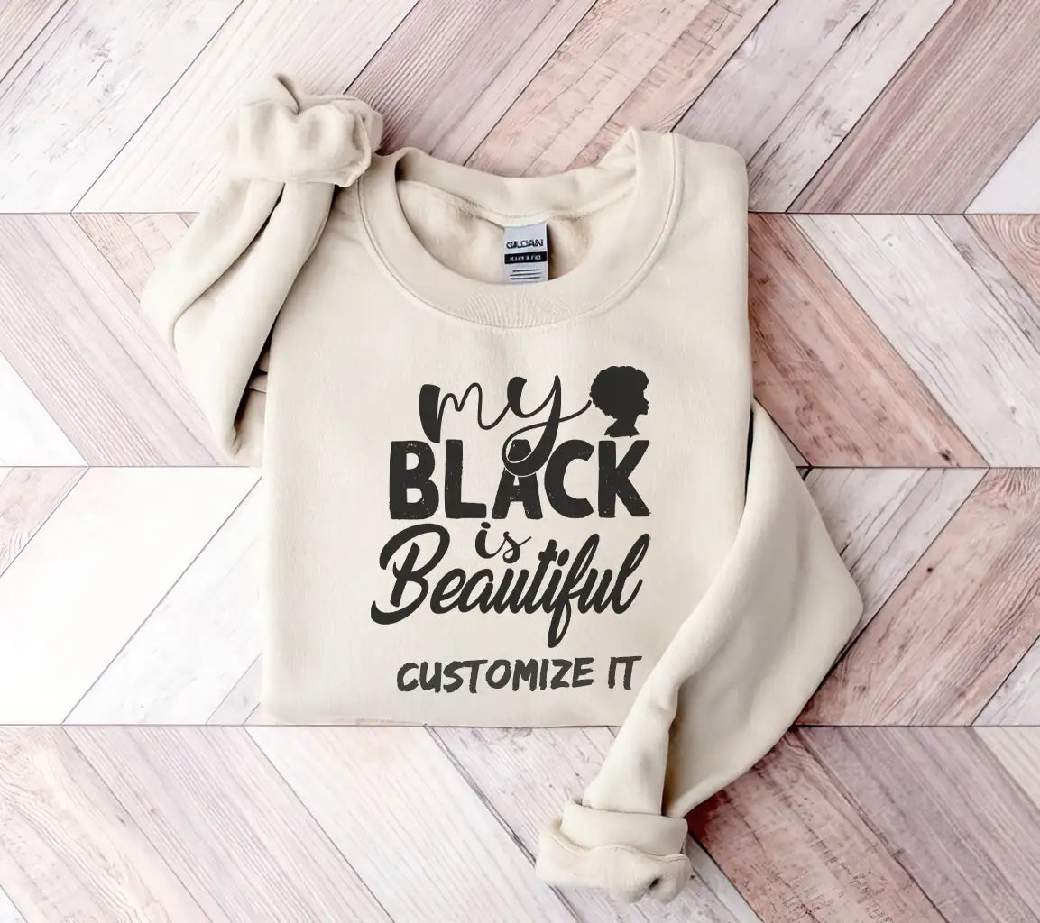 My Black Is Beautiful Silhouette SVG - Black History Month Design SVG