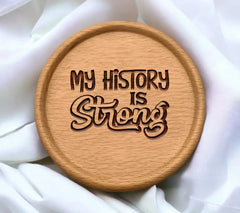 Black History Month My History is Strong SVG Design SVG