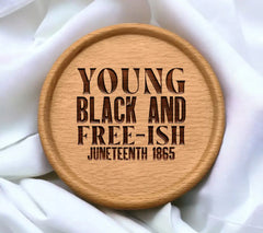 Young Black & Free-ish Juneteenth SVG - Black History Month Design SVG