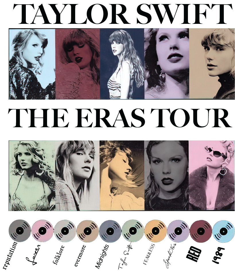 The Eras Tour SVG - High Quality PNG files for Cricut and for DTF Printing