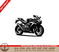 Blazing Bike Blitz SVG Cut File 
