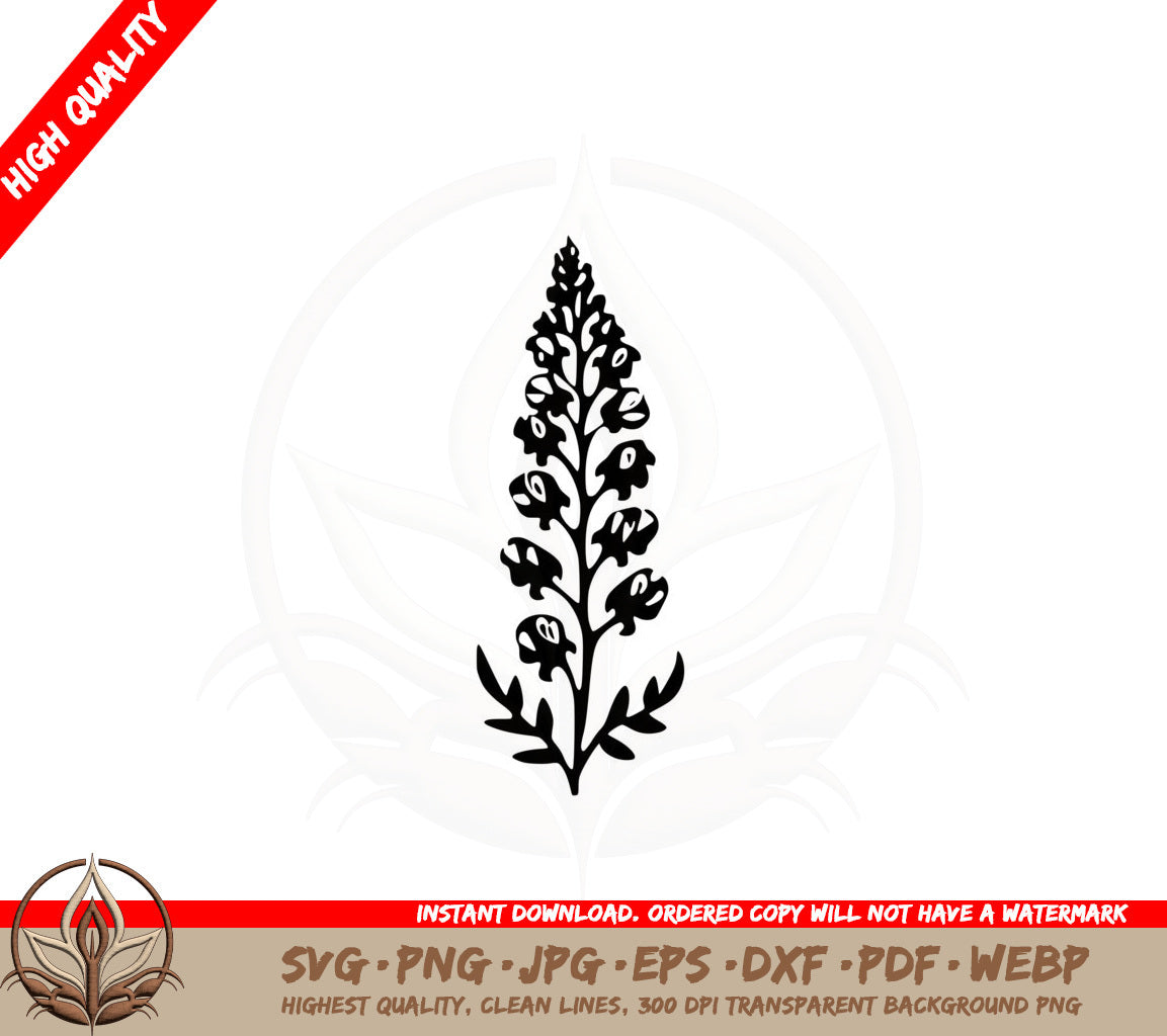 Bluebonnet Plant SVG  