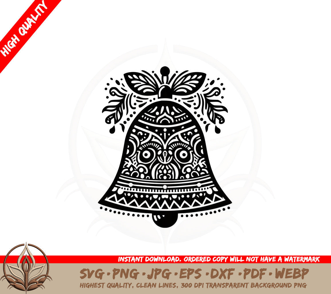 Boho Jingle Bell SVG 