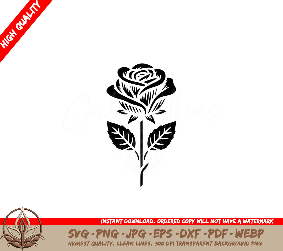 Bold Rose Digital Product | SVG