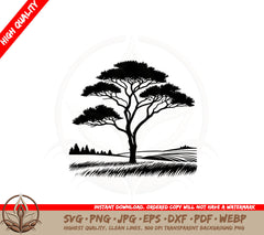 Bold Tree SVG 