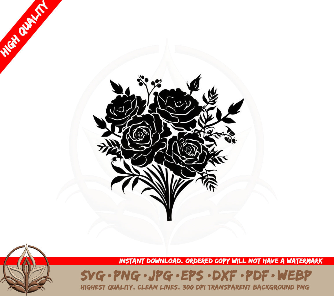 Bouquet of Carnations SVG 