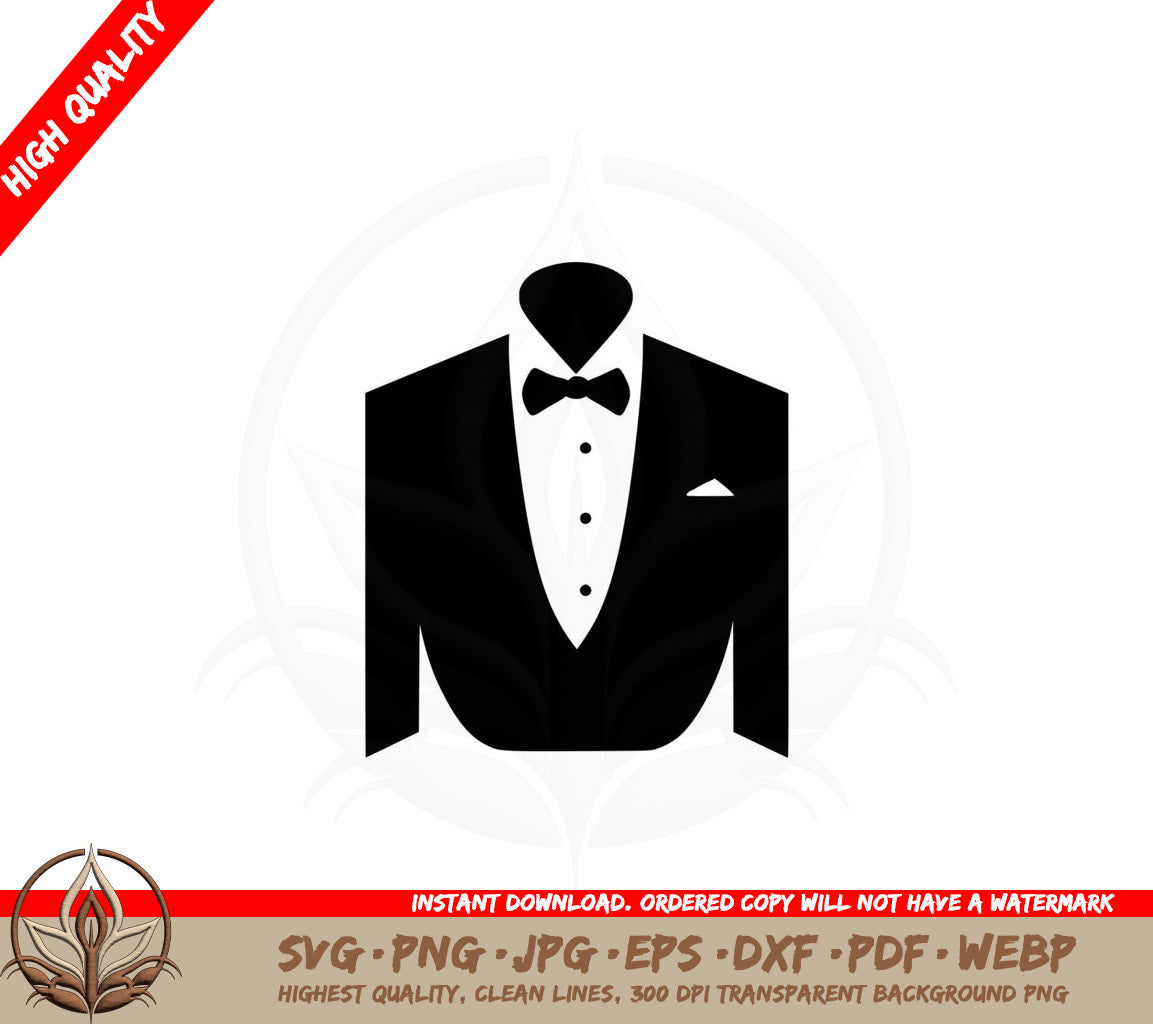 Bow Tie and Suit SVG 