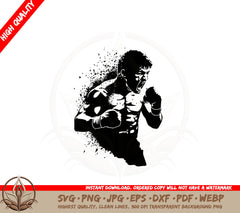 Boxing Fighter SVG 