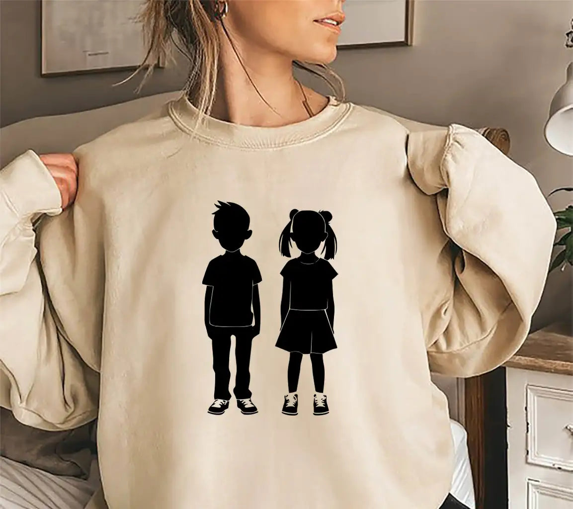 Boy And Girl Silhouette