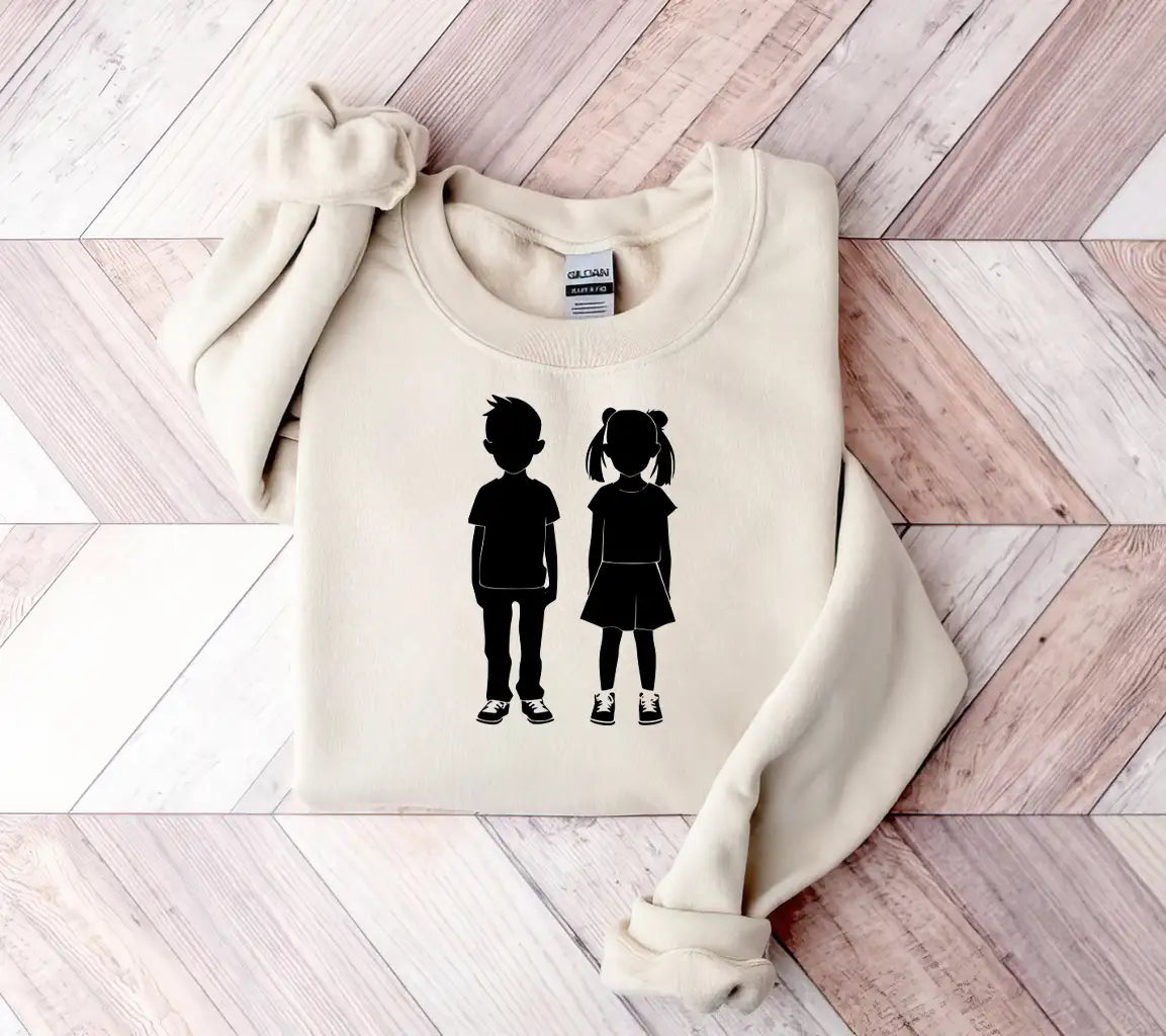 Boy And Girl Silhouette