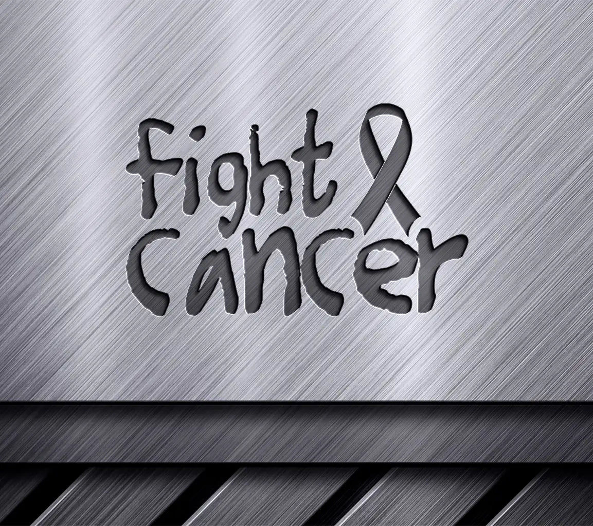 Pink Ribbon Fight Cancer SVG Design SVG