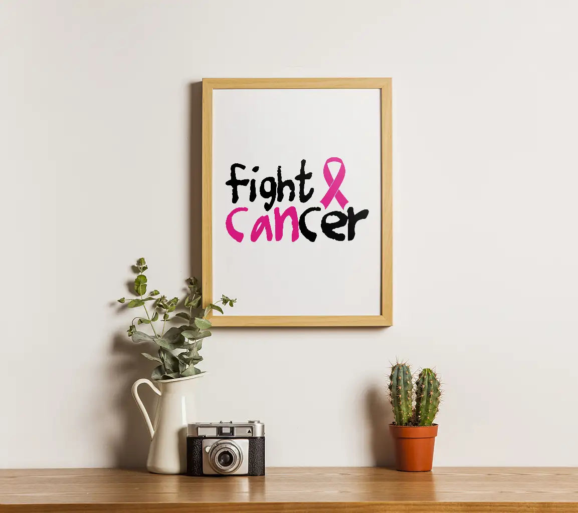 Pink Ribbon Fight Cancer SVG Design SVG