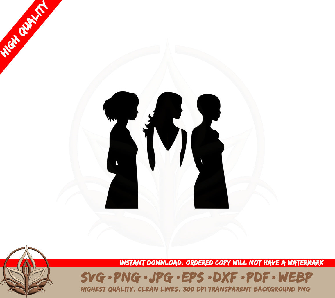 Bride and Bridesmaids SVG 