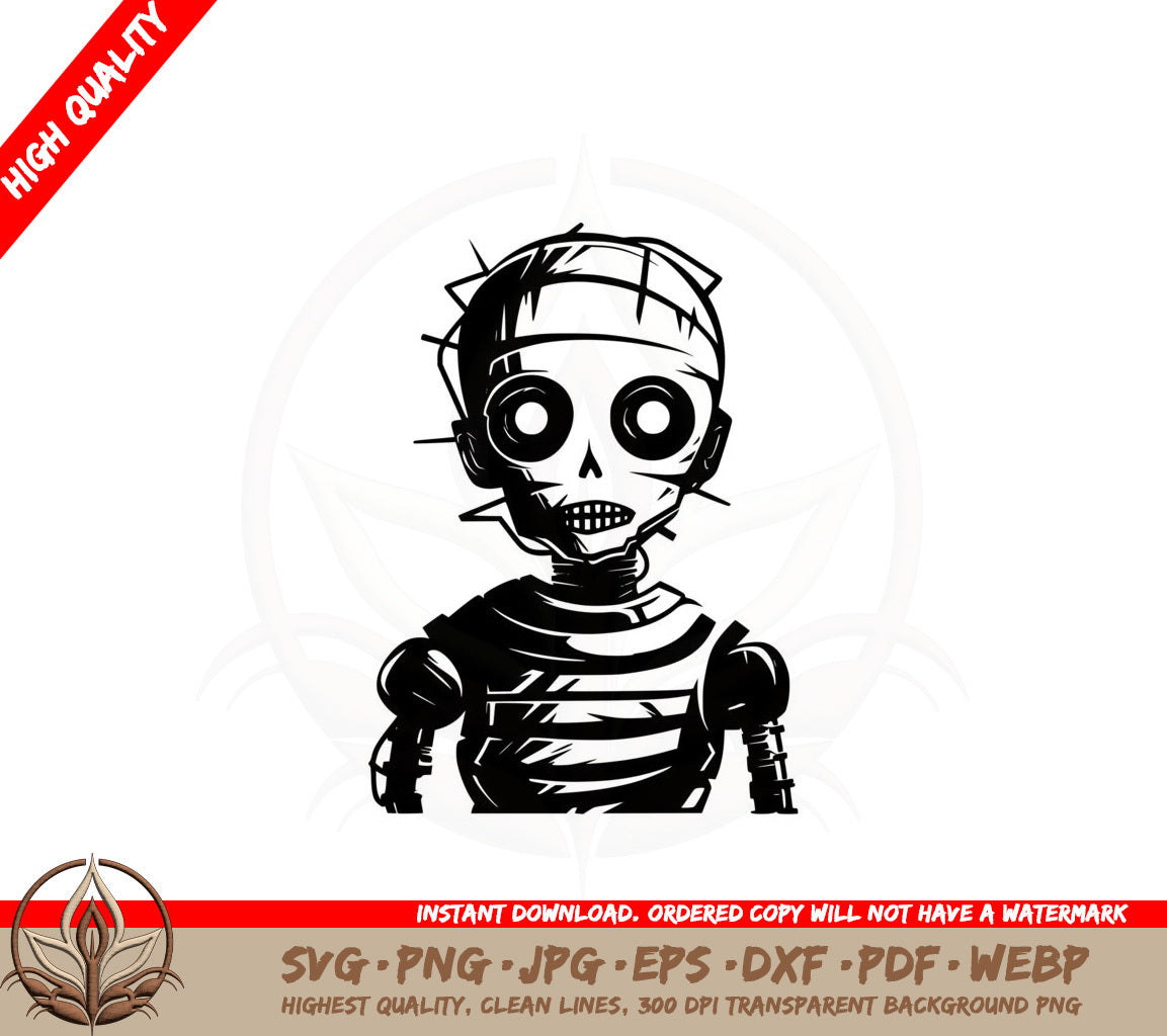 Bright-eyed Robot SVG 