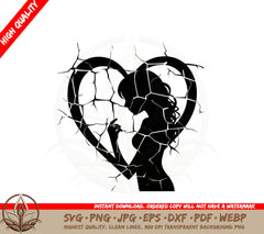 Broken Heart SVG 