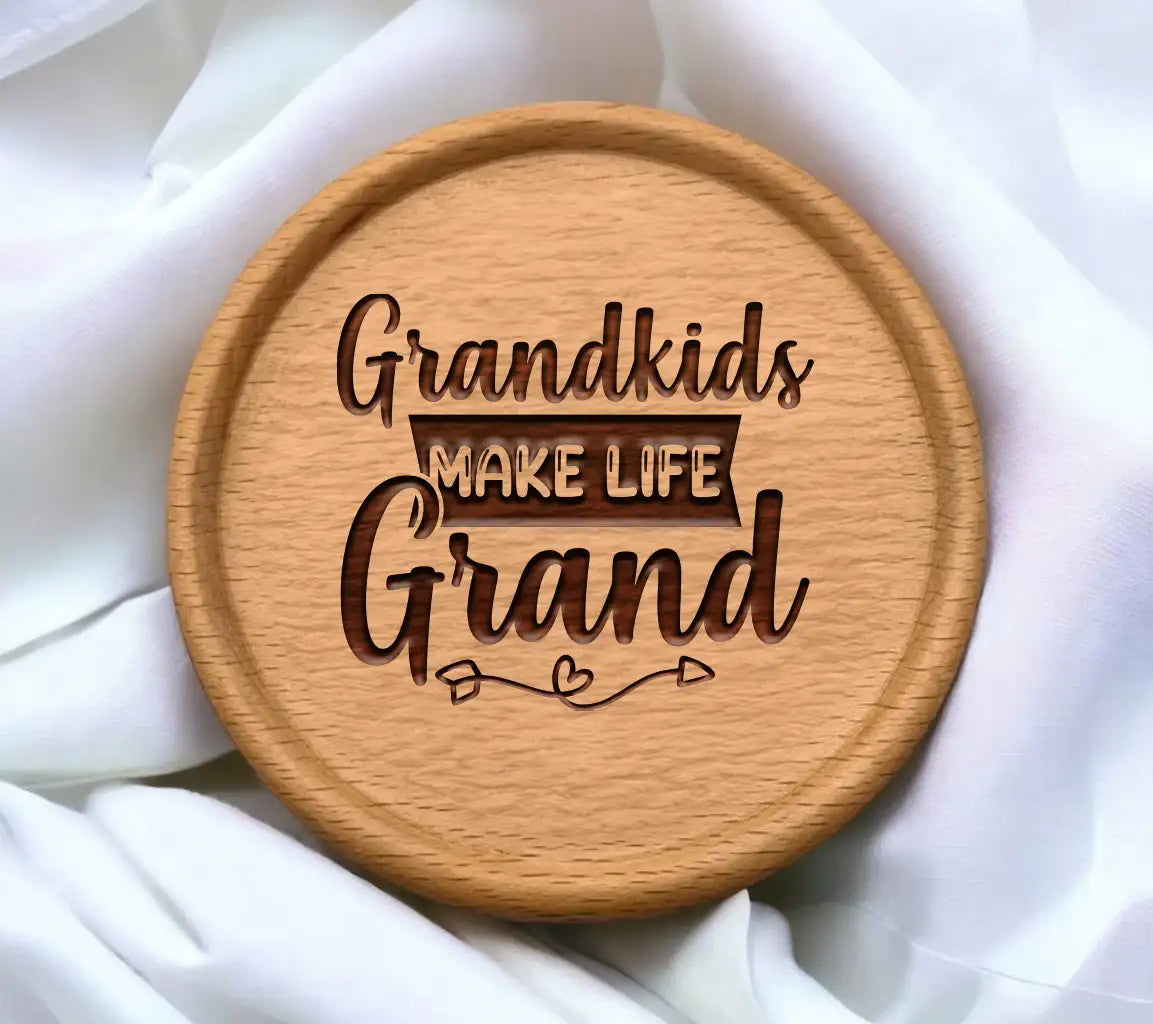 Grandkids Make Life Grand SVG -  Sign - Brother & Sister Design SVG