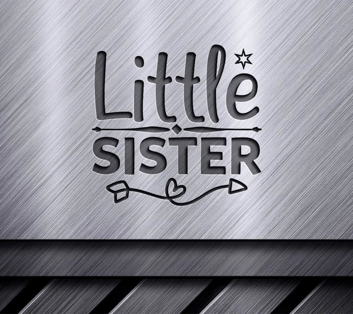  Little Sister SVG Cut File for Brother & Sister SVG