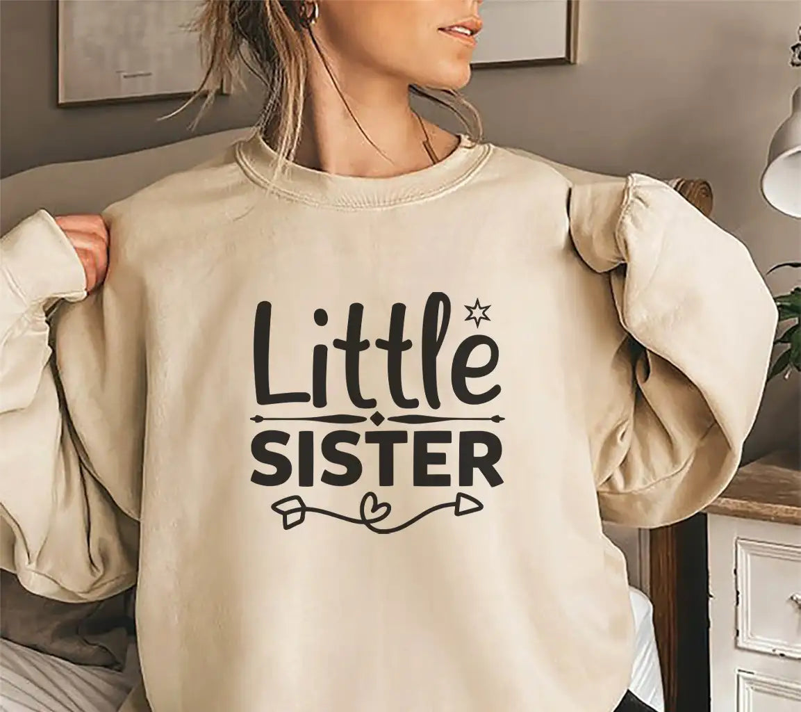  Little Sister SVG Cut File for Brother & Sister SVG