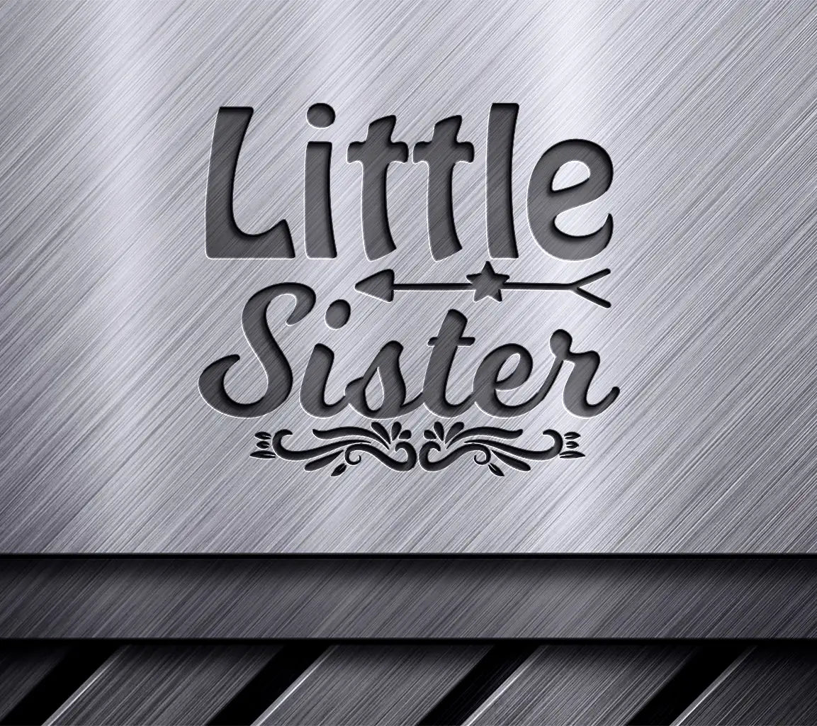  Little Sister SVG Cut File for Brother & Sister SVG